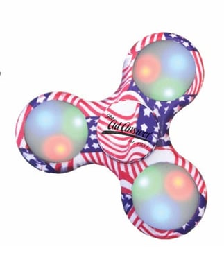 American Flag LED Fidget Spinner